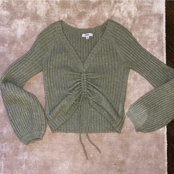 BB Dakota Steve Madden green sweater - Picture 3 of 4